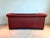 Le Jeune Miami Custom Burgundy Rolled-Arm Sofa With Nailhead Trim & Accessories For Sale - Image 4 of 8