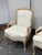 Sofa in S.r.l. Vintage Italian Louis XV Style Fauteuil Armchairs, Pair For Sale - Image 4 of 12