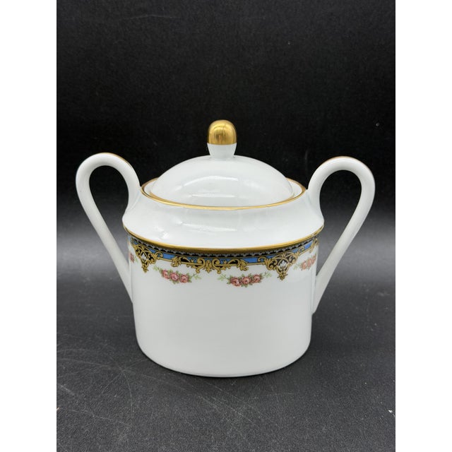 White Limoges Porcelain Tea Set, 1950s, Set of 15 For Sale - Image 8 of 14