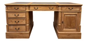 English Teak Wood Desk