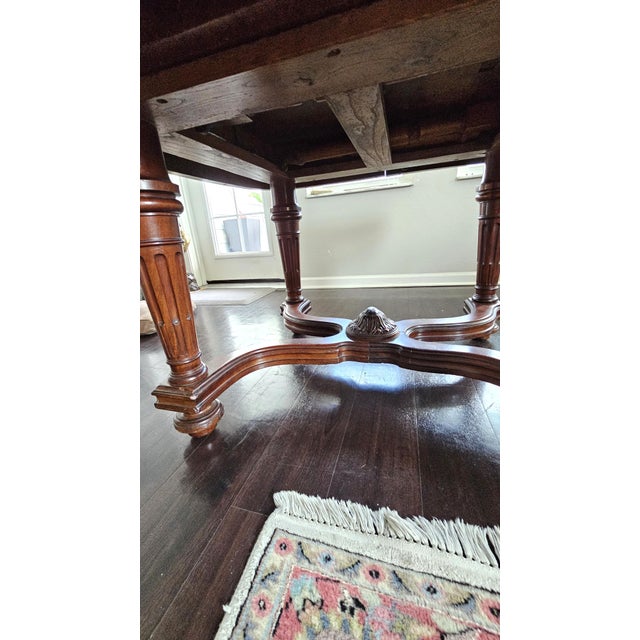 1920s 1 Antique Dinner Table and 4 Chairs - Set of 5 For Sale - Image 12 of 18