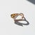 Modern Pear Citrine 14k Gold Ring, Size 7.25 For Sale - Image 3 of 9