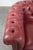 Red English Chesterfield 2.5 Seater Sofa and Chair in Cowhide Leather, Set of 2 For Sale - Image 8 of 18