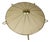 Art Deco Ceiling Lamp in Metal and Fabric from Erco, 1950s For Sale