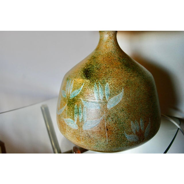 Vintage Ceramic Table Lamp by Helga Ostergaard, 1970 For Sale - Image 4 of 9