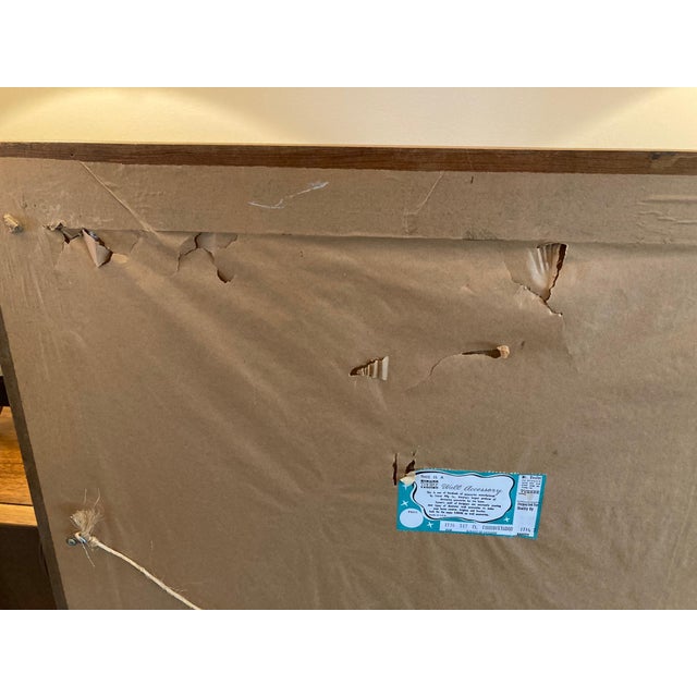 Mid 20th Century Vintage Mid Century Conquistador Oil Painting, Framed For Sale - Image 9 of 10