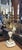 A beautiful pair of French style stone or marble and Gilt brass candelabras dating to the mid-century 1950s. Each measures...