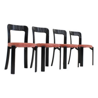 Vintage Bruno Rey Dining Chairs for Dietiker Switzerland, 1970s, Set of 4 For Sale