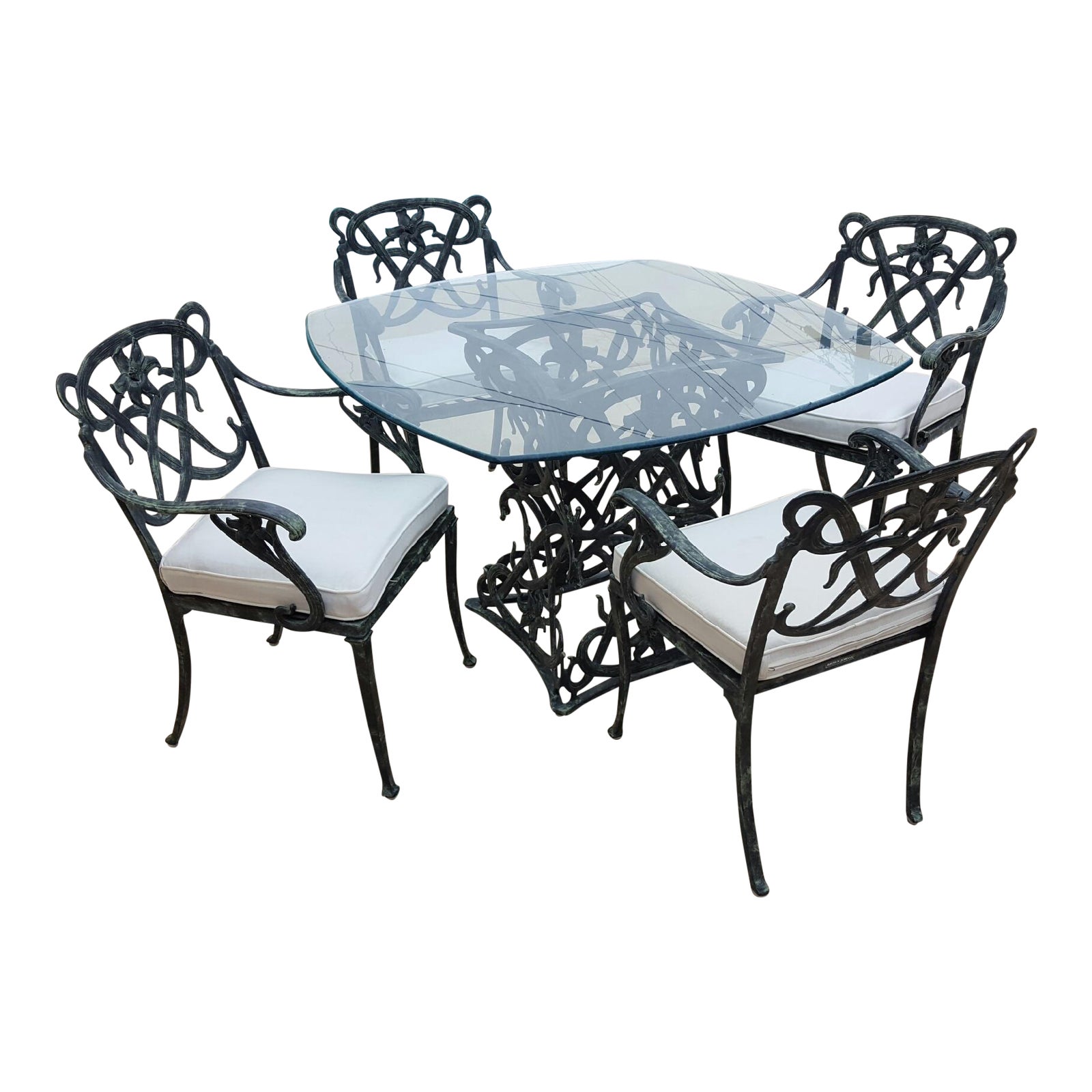 Brown Jordan Day Lily Dining Set | Chairish