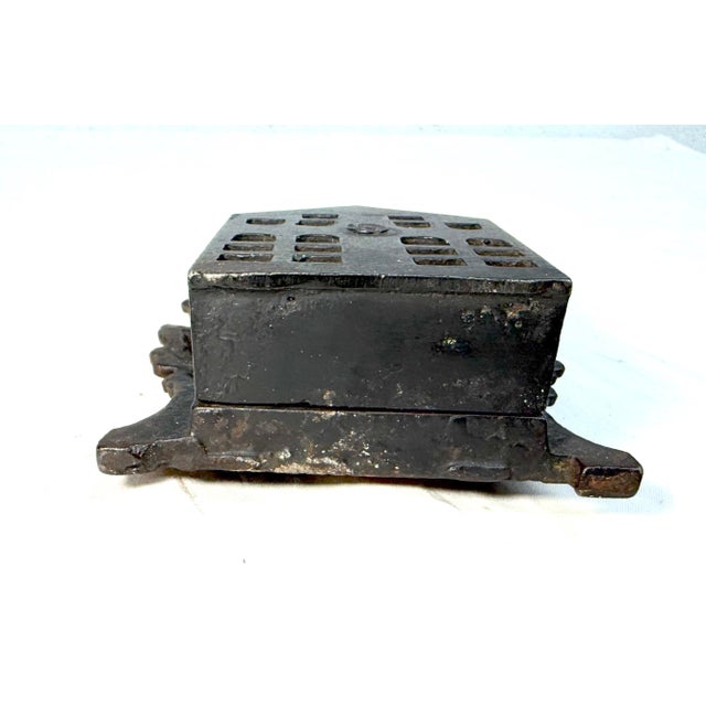 Rare Antique King George v & Queen Mary Our Empire Coronation Cast Iron Bank For Sale - Image 9 of 10