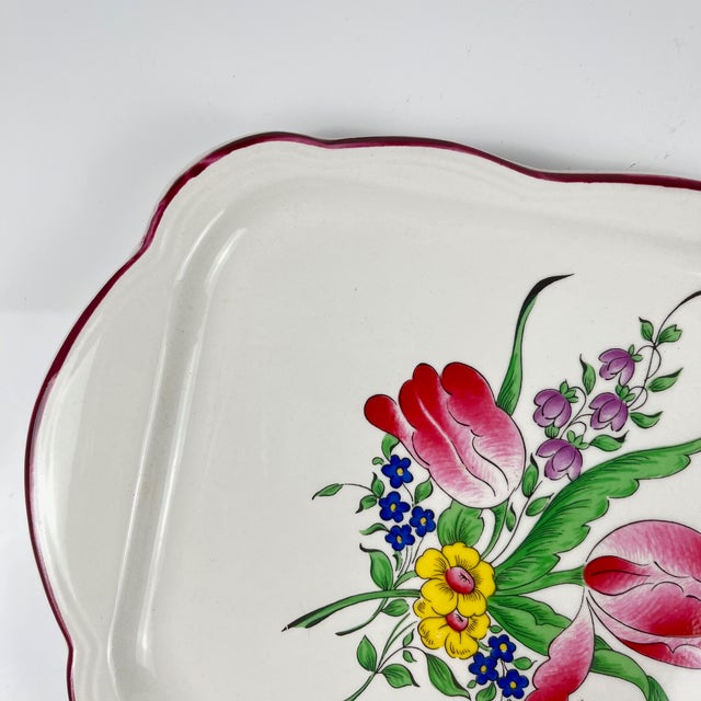 Cake Plate from KG Lunéville, 1950s For Sale - Image 6 of 7