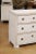 1850s Swedish Gustavian Style Painted Three-Drawer Chest with Carved Motifs For Sale - Image 4 of 13