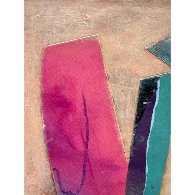 "Free Woman 3" Original Mixed-Media Collage on Paper by Zac Woodiel For Sale In Little Rock - Image 6 of 9