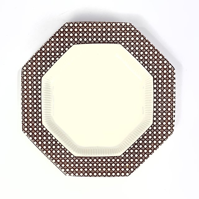 Eclectic Ecru & Umber Vintage Wall Plate Curation - Group of 13 For Sale - Image 4 of 18