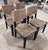 Late 20th Century 4 Palecek Blackened Pananawood & Woven Seagrass Dining Chairs, Late 20th Century For Sale - Image 5 of 17