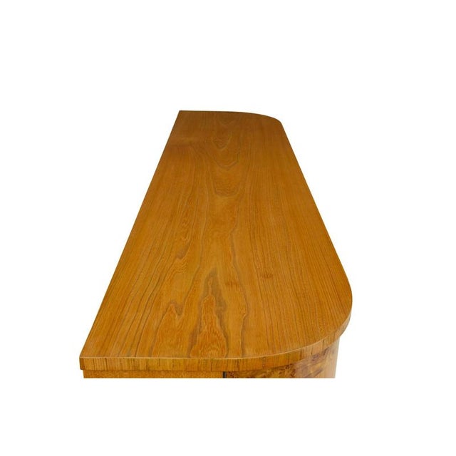 Mid-Century Swedish Inlaid Elm Sideboard, 1940s For Sale - Image 3 of 12