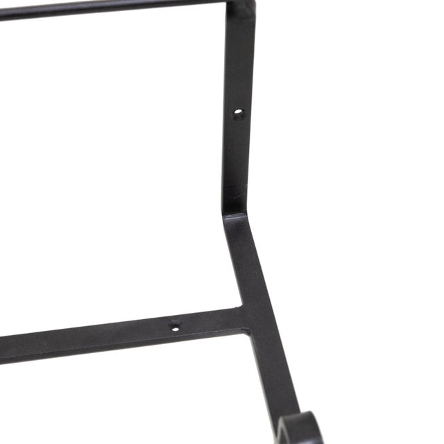 American Decorative Wrought Iron Flower Box Bracket For Sale - Image 3 of 6