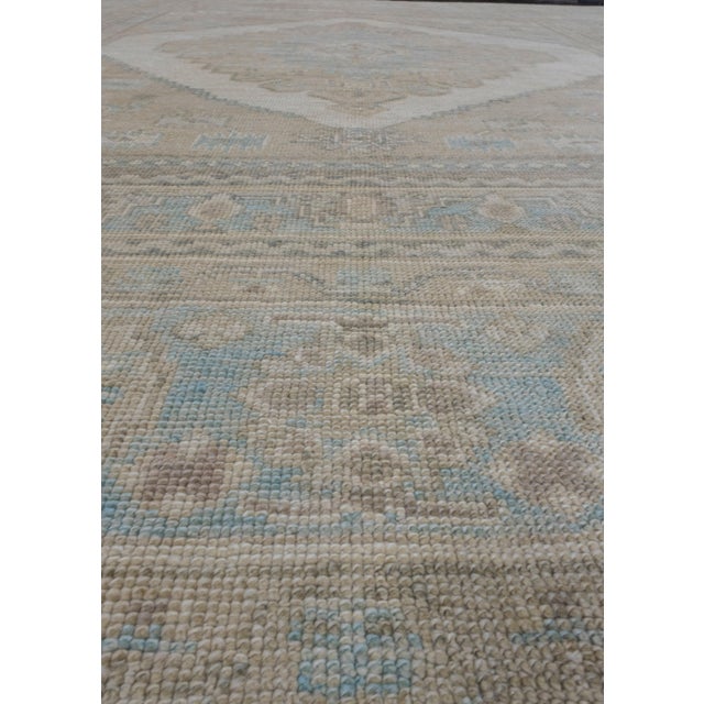 Early 21st Century Turkish Antique Look Oushak Rug 8'6" x 10'5" For Sale - Image 5 of 8