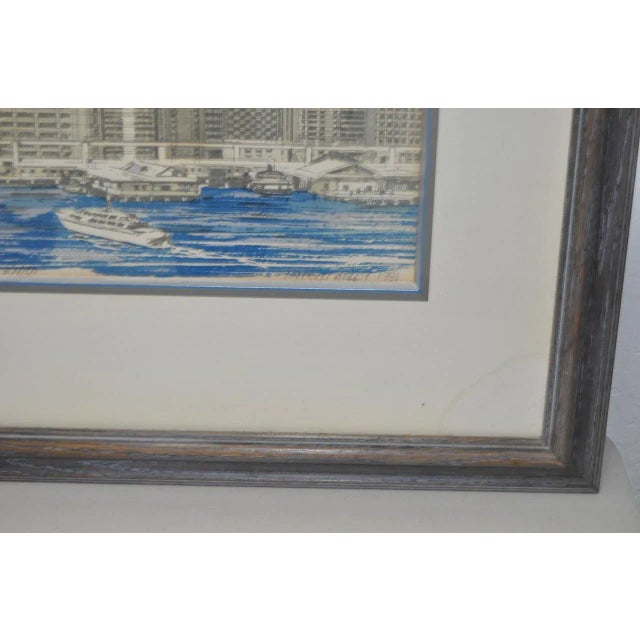 Patrick Kelly "Way To Go' San Francisco" Color Lithograph c.1981 For Sale - Image 4 of 7