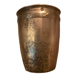 Vintage French Mint Julep Cup 800 Silver For Sale