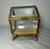 1920s Antique Gold Gilded Brass Beveled Glass Velour Jewelry Casket Jar Box Display For Sale - Image 5 of 12