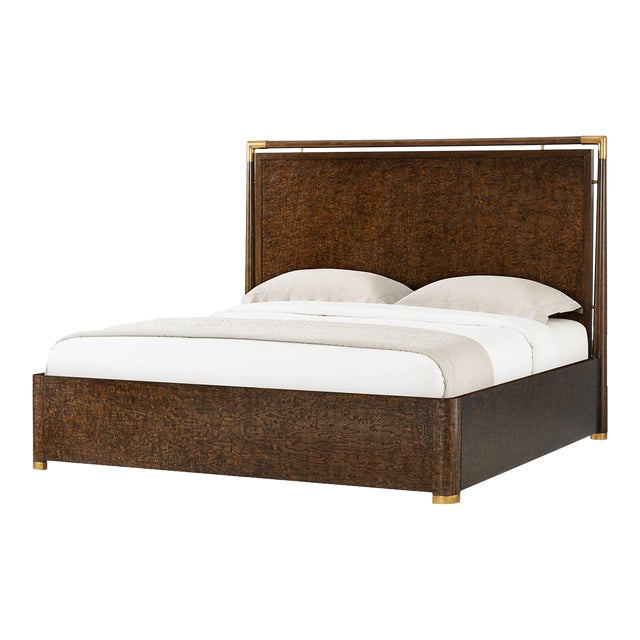 Mid Century Style Bed - Us King For Sale