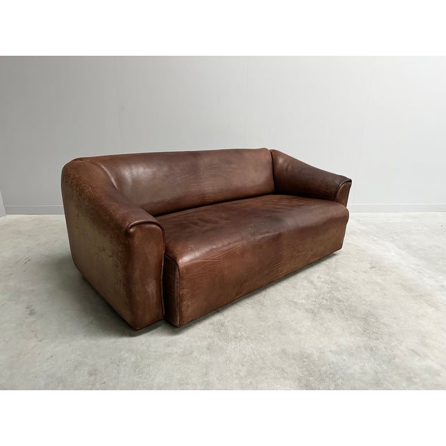 DS47 3-Seater Sofas in Leather from de Sede, 1970s, Set of 2 For Sale - Image 11 of 18