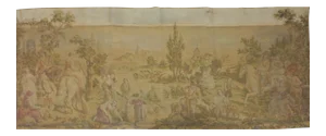 19th Century Pastoral Landscape Tapestry