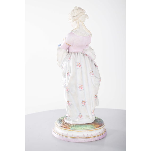 Dresden Porcelain Sculptures, 1910, Set of 2 For Sale - Image 13 of 17