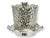 Rare late 19th century English silver-plated biscuit barrel designed by Christopher Dresser for Hukin & Heath. The...
