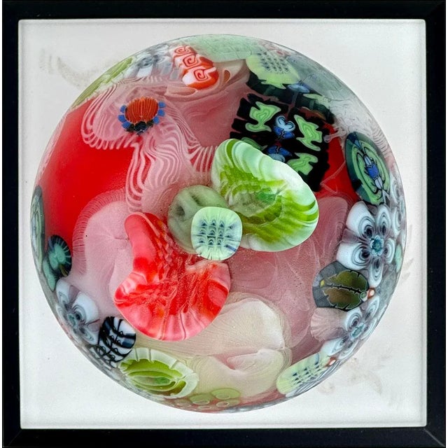 2010s Richard Ritter Studio Art Glass Murrine Candy Apple Sculpture For Sale - Image 5 of 6