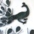 Mid-Century Modern Stunning Pair of Mid Century Peacock Wall Sculptures For Sale - Image 3 of 7