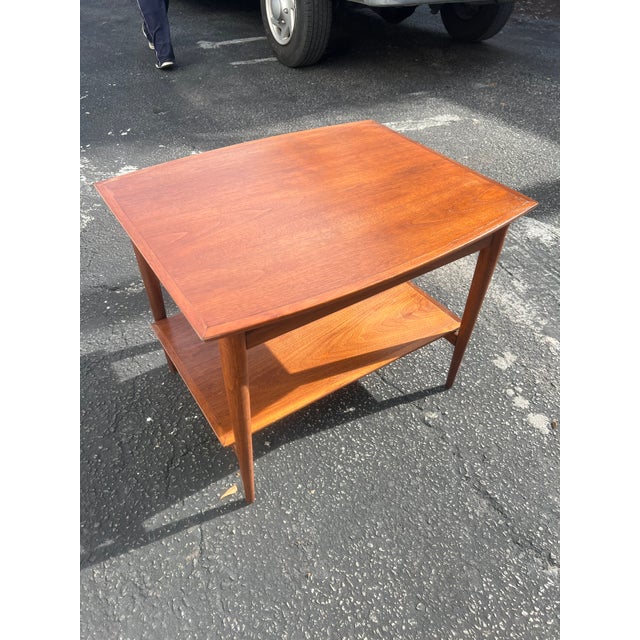 Wood Mid 20th Century Vintage Danish Modern Side Table in the Manner of Grete Jalk For Sale - Image 7 of 9