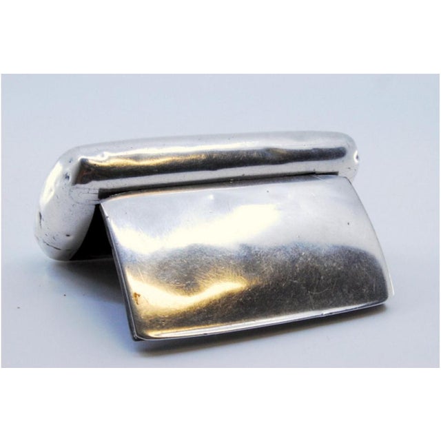 Silver Snuff Box with Hinged Lid For Sale - Image 5 of 10