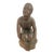 Austin Productions Art Deco Seated Woman Sculpture in Durastone For Sale