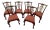 Chairs Chippendale Dining Room Drexel Cherry Mahogany Vintage For Sale