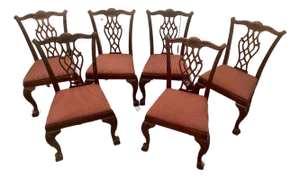 Chairs Chippendale Drexel Dining Vintage