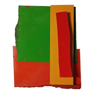 Contemporary Abstract Aerosol on Assembled Masonite (Isorel) "Untitled 195" by Andre Debono For Sale