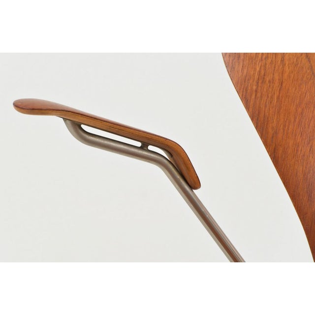 Chairs by A. Jacobsen for Fritz Hansen, Set of 4 For Sale - Image 10 of 12