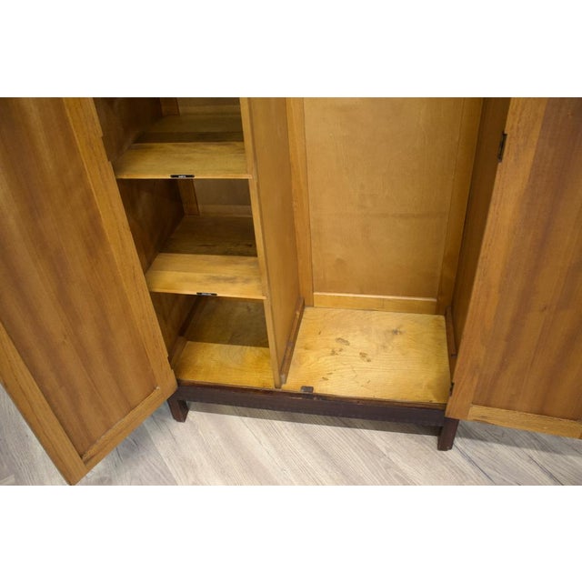 Art Deco Oak Compact Wardrobe, 1930s For Sale - Image 10 of 12