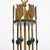 1920s French Vintage Empire Style Arrow Chandelier For Sale - Image 5 of 9