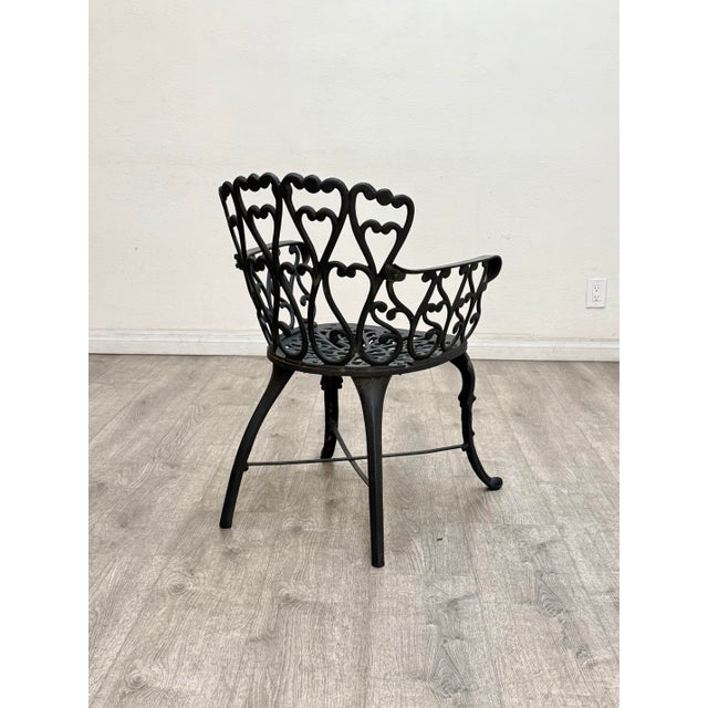 Vintage Cast Aluminum Patio Set For Sale In Los Angeles - Image 6 of 12