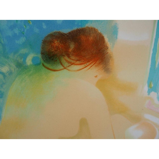 Modern Daniel Gelis, Nu à la fenêtre, Lithograph For Sale - Image 3 of 6