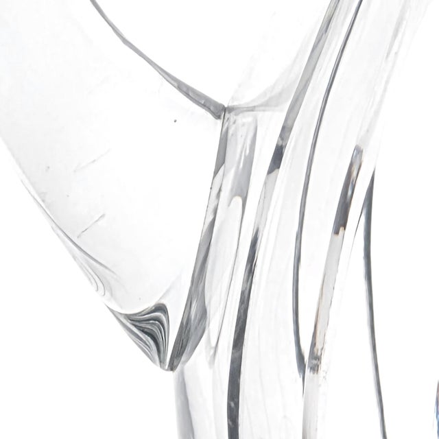 1990s Block Symphony Lead Crystal Water Pitcher For Sale - Image 4 of 15
