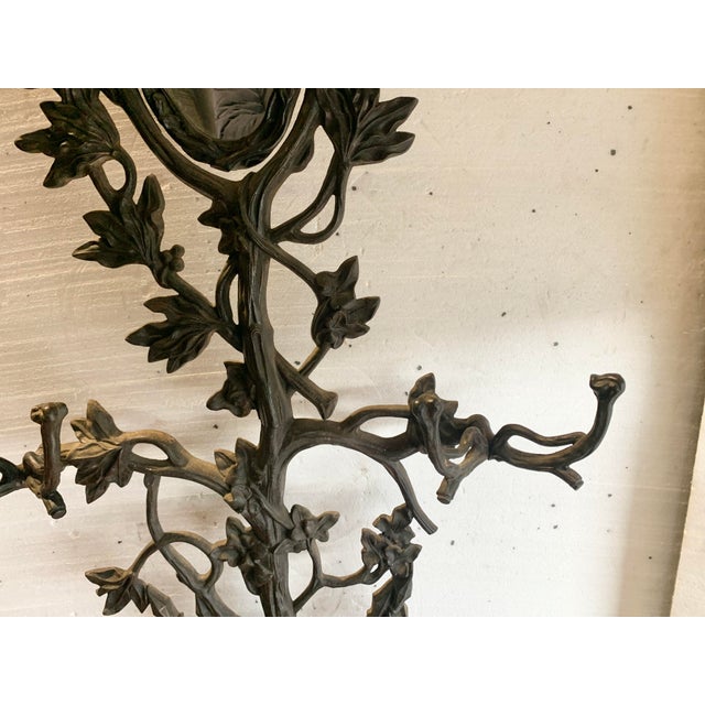 Entrance Hall Coat Rack in Cast Iron from Maison Corneau Alfred For Sale - Image 3 of 16