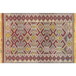 1950s Turkish Kilim For Sale