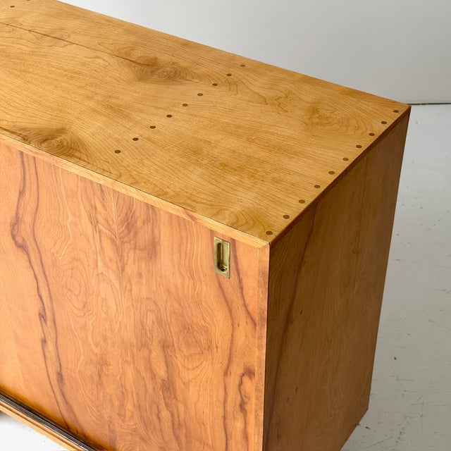 1950s 1950s Inlaid Wood Credenza by Herbert Fritz Jr., Attributed For Sale - Image 5 of 11