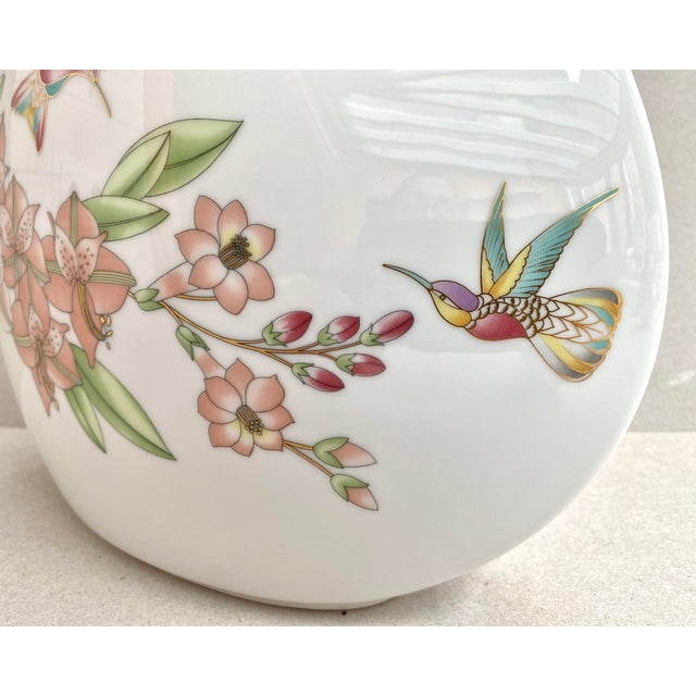 Ceramic Vintage German Vase in Porcelain, 1980s For Sale - Image 7 of 9