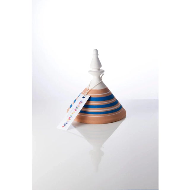 Puglia Ceramic Bells by Gianfranco Conte for Artègo, Set of 5 For Sale - Image 3 of 12
