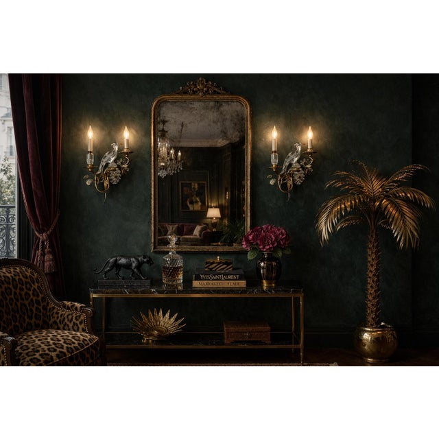 Vintage Wall Lights from Maison Baguès, 1950, Set of 2 For Sale - Image 12 of 13